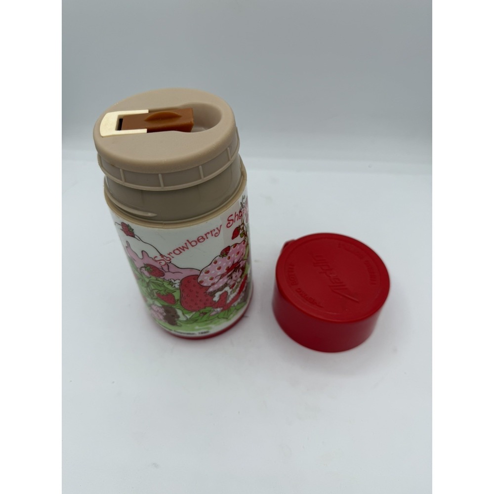 Vintage Strawberry Shortcake 1980's Thermos Complete - Picture 4 of 7
